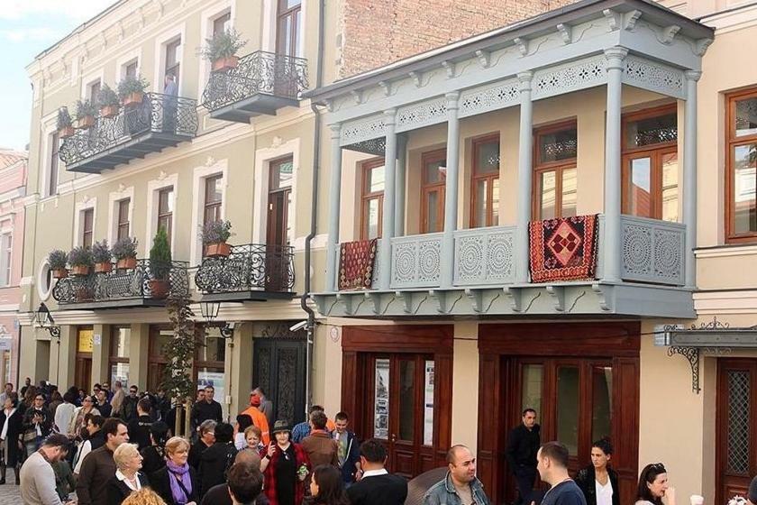 12 Maksim Gorki Street Lejlighed Tbilisi Eksteriør billede